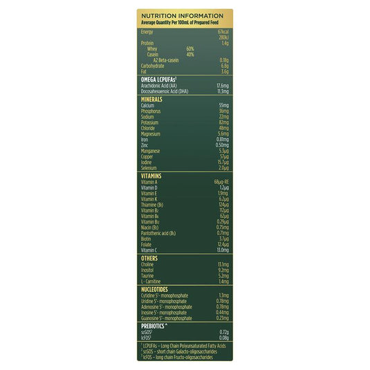 Aptamil Essensis Organic A2 Protein Milk 1 Premium Infant Formula From Birth to 6 Months 900g