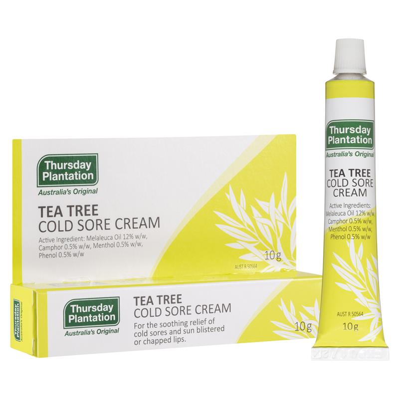 Load image into Gallery viewer, Thursday Plantation Tea Tree Cold Sore Cream 10g
