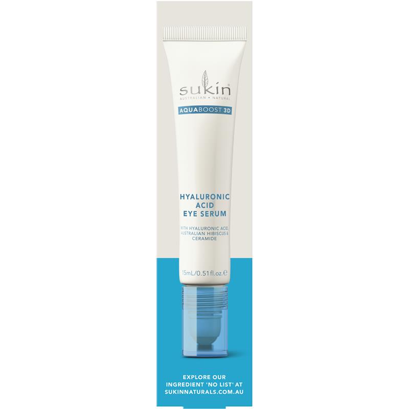 Load image into Gallery viewer, Sukin Aquaboost 3D Hyaluronic Acid Eye Serum 15ml
