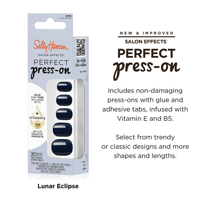 Load image into Gallery viewer, Sally Hansen Salon Effects Perfect Press-On Lunar Eclipse 30 Pieces
