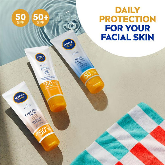 NIVEA Sun UV Face Sunscreen Shine Control SPF50 50ml