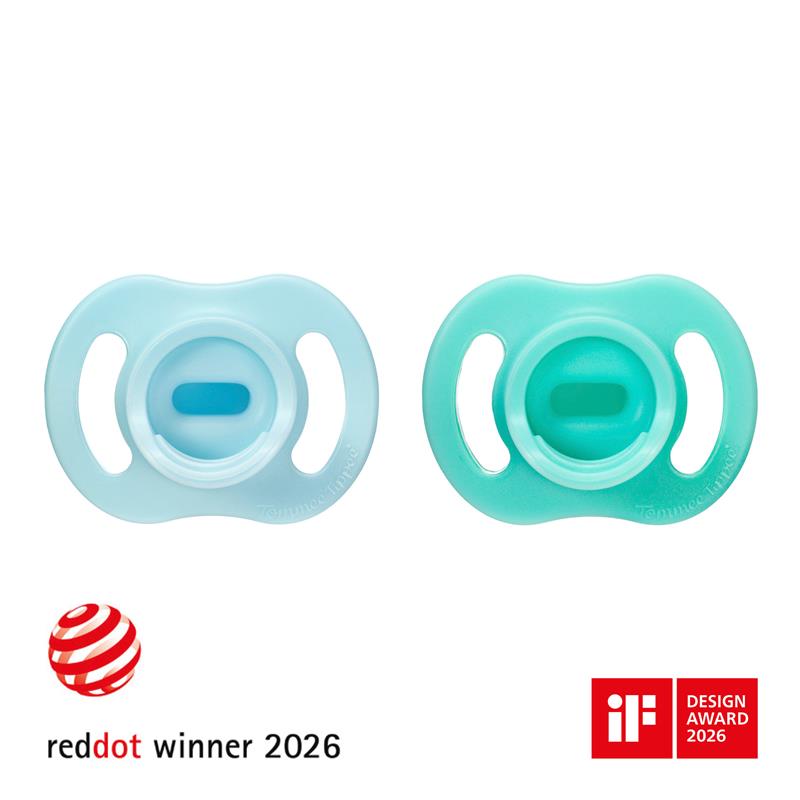 Load image into Gallery viewer, Tommee Tippee Ultralight Soother Day 0-6 Months 2 Pack

