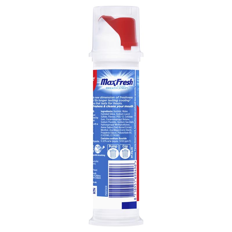 Load image into Gallery viewer, Colgate Toothpaste Max Fresh Coolmint Pump 130g
