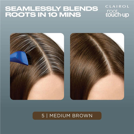 Clairol Nice N Easy Root Touch Up Permanent Hair Colour Medium Brown