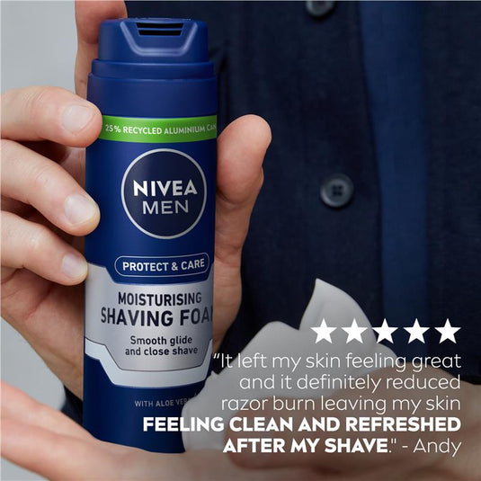 NIVEA MEN Protect & Care Shaving Foam Moisturising 200ml