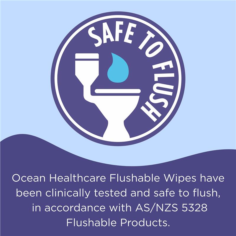 Load image into Gallery viewer, Ocean Healthcare Flushable Wipes 40 Pack
