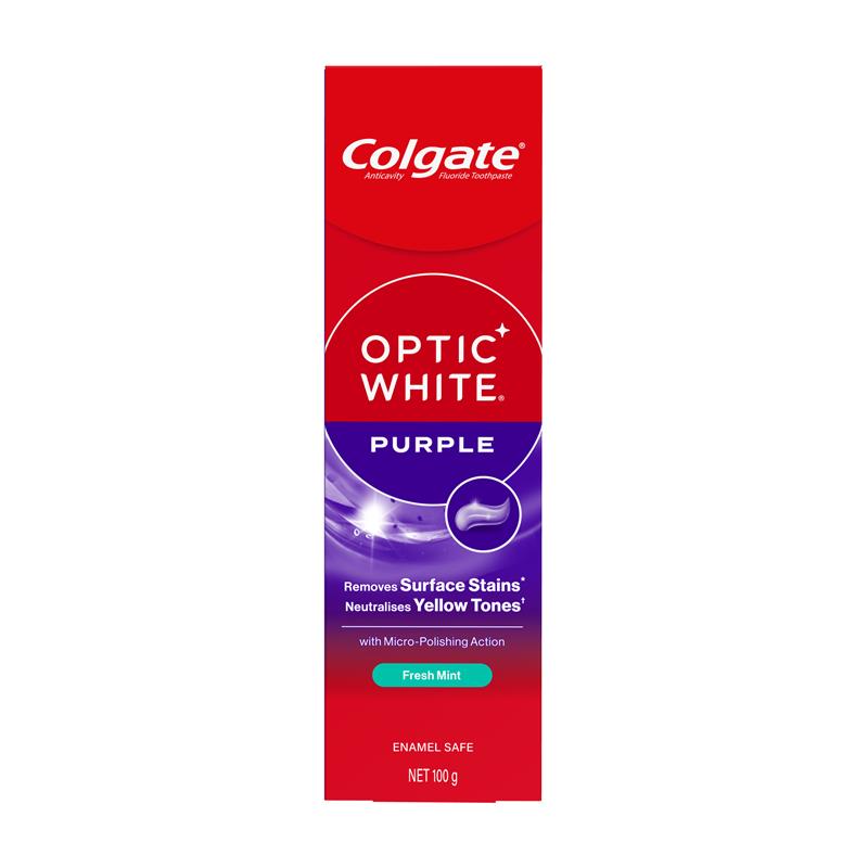Load image into Gallery viewer, Colgate Toothpaste Optic White Purple 100g
