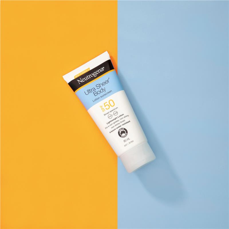 Load image into Gallery viewer, Neutrogena Ultra Sheer Body Lotion Sunscreen SPF 50 85ml
