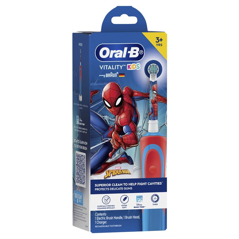 Load image into Gallery viewer, Oral B Power Toothbrush Kids Vitality Spiderman
