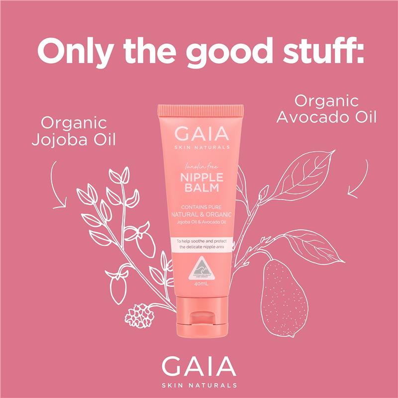 Load image into Gallery viewer, GAIA Skin Naturals Pregnancy Nipple Balm 40mL
