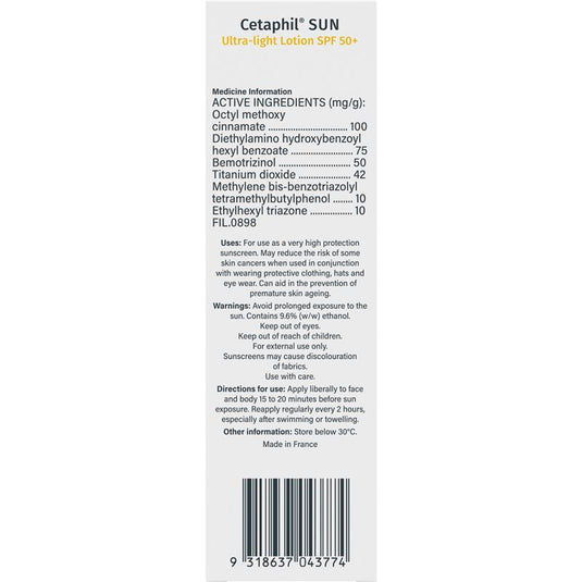 Cetaphil Sun SPF 50+ Ultra Light Lotion 100ml