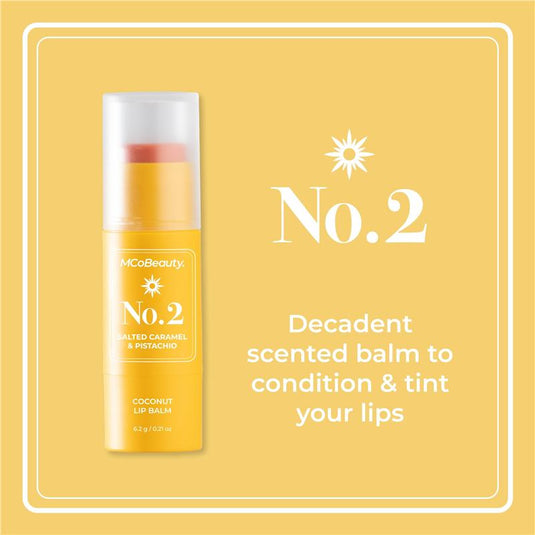 MCoBeauty Coconut Lip Balm No. 2 Salted Caramel & Pistachio