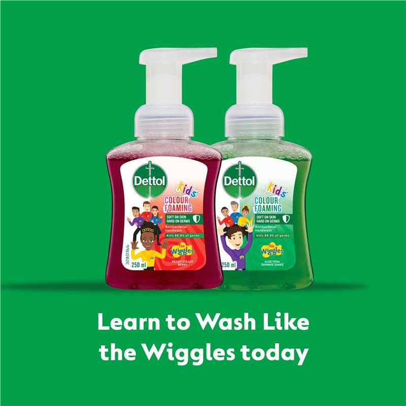 Load image into Gallery viewer, Dettol Kids The Wiggles Colour Foaming Hand Wash Berry 250ml
