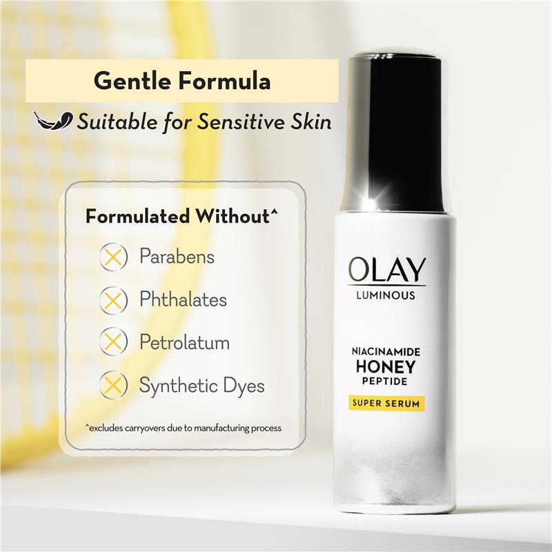 Load image into Gallery viewer, Olay Luminous Niacinamide Honey Peptide Super Serum 30ml
