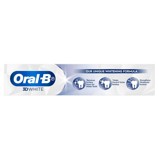 Oral B Toothpaste 3D White Long Lasting Freshness 110g