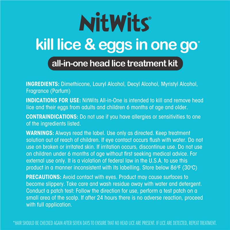 Load image into Gallery viewer, NitWits All In One Head Lice Solution 120ml
