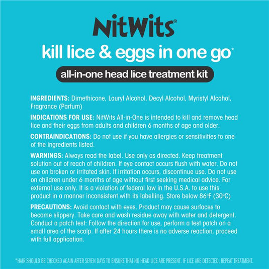 NitWits All In One Head Lice Solution 120ml