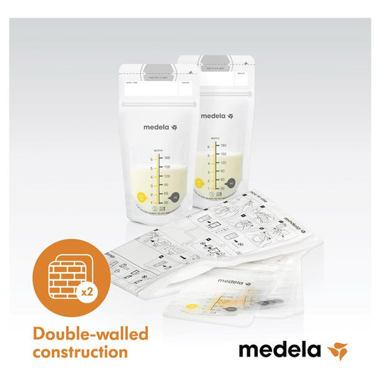 Medela Easy Pour Breast Milk Storage Bags 25 Pack