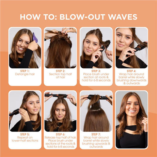 Lady Jayne Salon Pro Rechargable Volumising Hot Brush