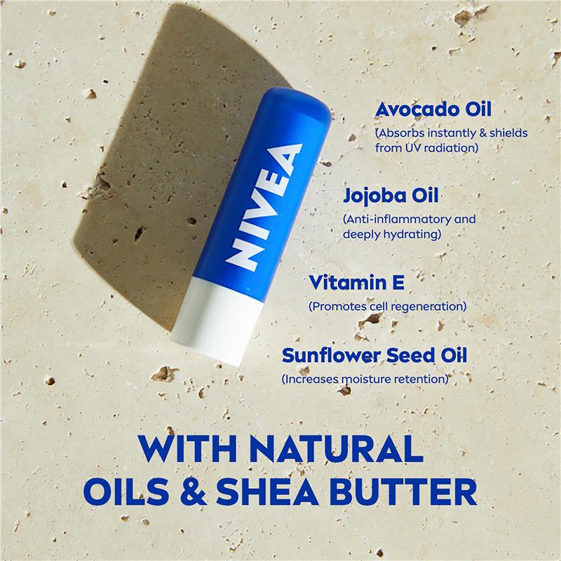 Load image into Gallery viewer, NIVEA Original Care Moisturising Lip Balm 4.8g
