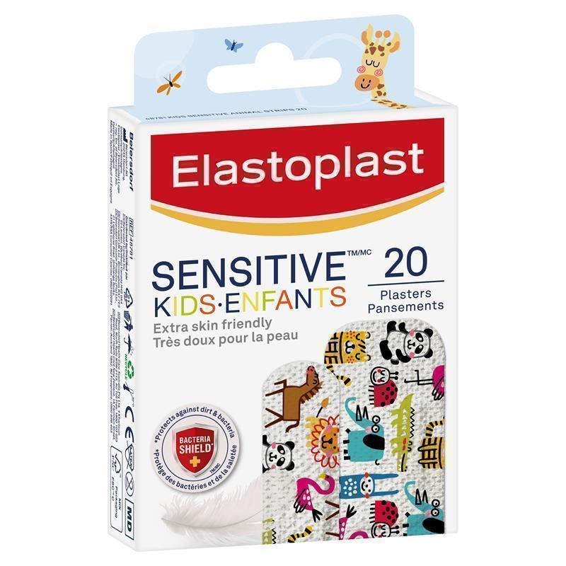 Load image into Gallery viewer, Elastoplast Sensitive Kids Animals 20 Pack
