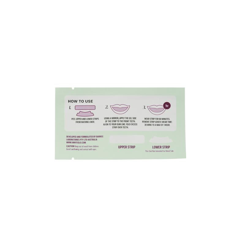 Load image into Gallery viewer, White Glo Purple Teeth Whitening Strips 20 Strips
