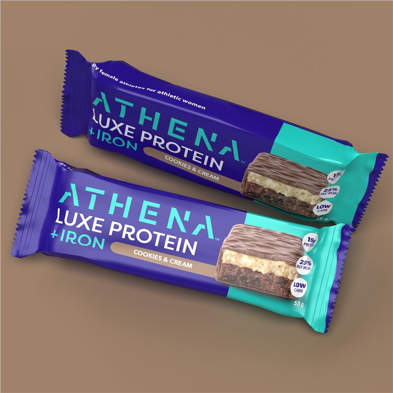 Load image into Gallery viewer, Athena Luxe Protein + Iron Cookies &amp; Cream 55g
