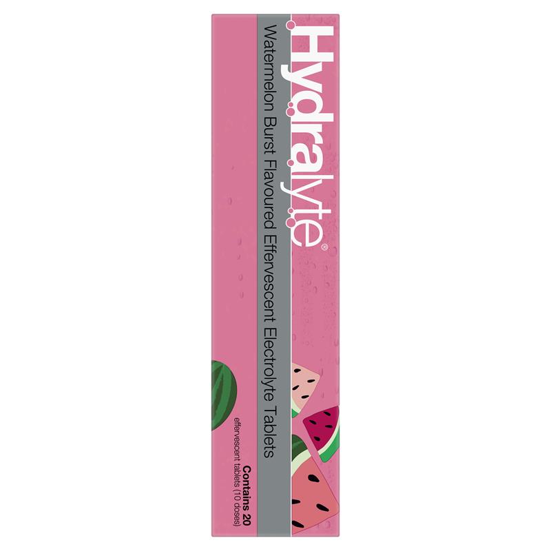 Load image into Gallery viewer, Hydralyte Electrolyte Effervescent Watermelon Burst Flavoured 20 Tablets
