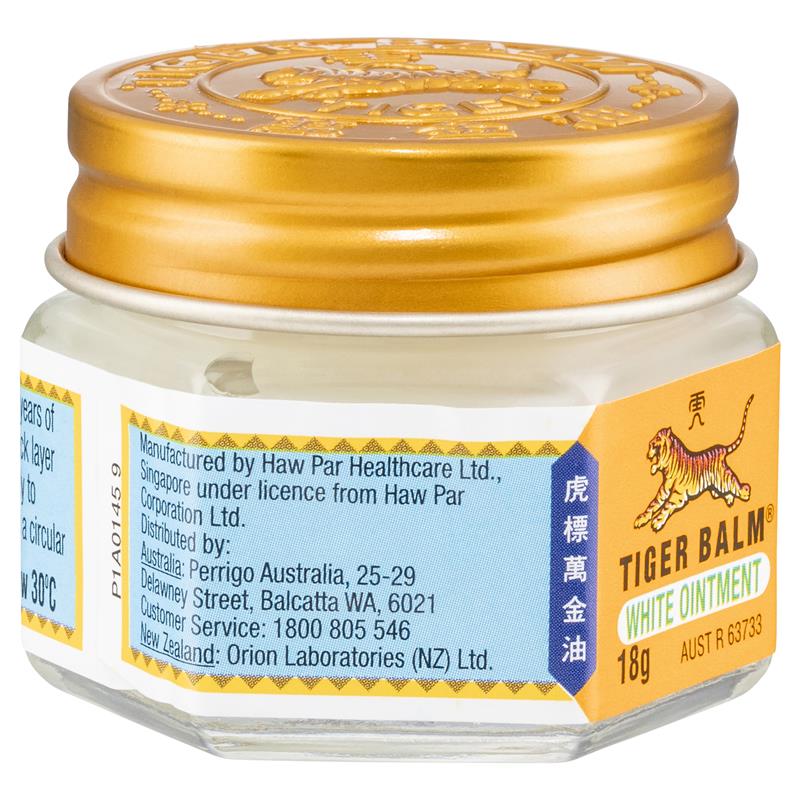 Load image into Gallery viewer, Tiger Balm Nasal Congestion &amp; Muscle Relief White Ointment 18g

