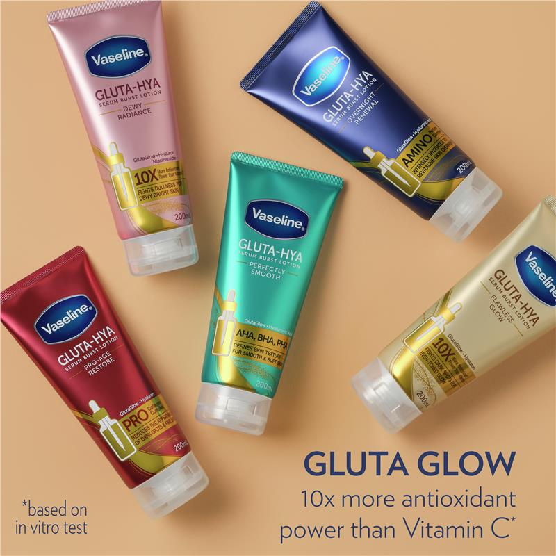 Load image into Gallery viewer, Vaseline Gluta-Hya Serum Boost Lotion Smoothing Perfector 200ml
