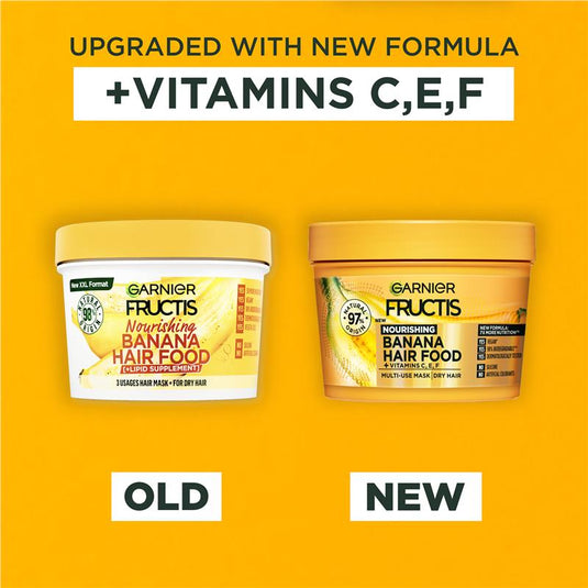 Garnier Fructis Hair Food Nourishing Banana 3-in-1 Mask Treatment For Dry Hair 390ml