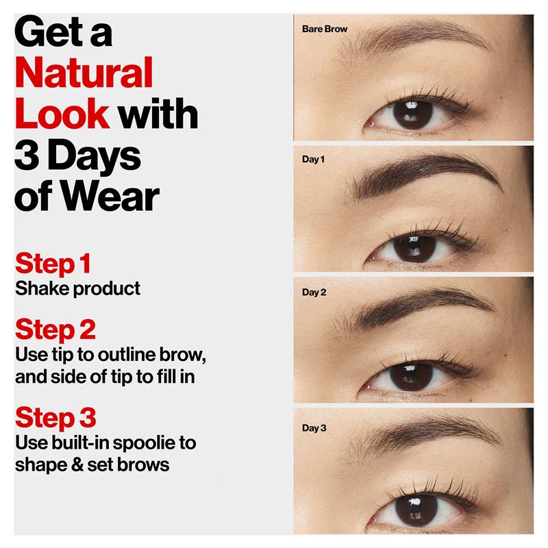 Load image into Gallery viewer, Revlon Colorstay Semi Permanent Brow Ink Dark Brown
