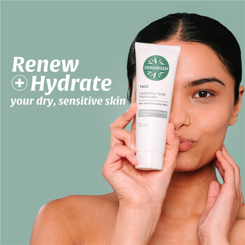 Load image into Gallery viewer, DermaVeen Face Hydrating Moisturiser 75ml
