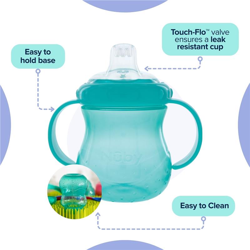 Load image into Gallery viewer, Nuby No Spill Trainer Cup Twin Handle 4+ Months 295ml

