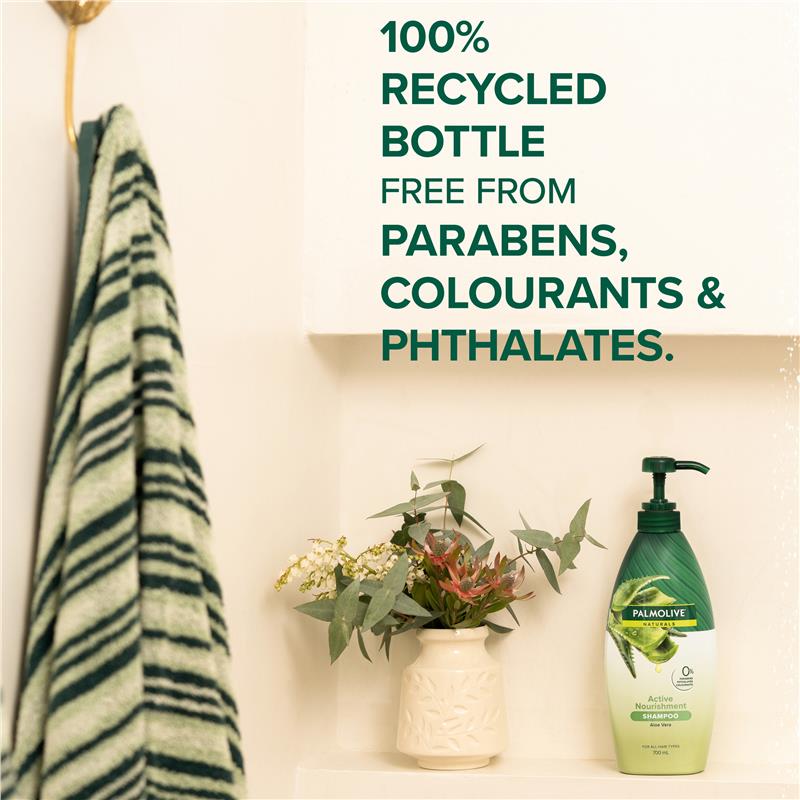 Load image into Gallery viewer, Palmolive Naturals Active Nourishment Normal Hair Shampoo Aloe Vera &amp; Fruit Vitamins 700mL
