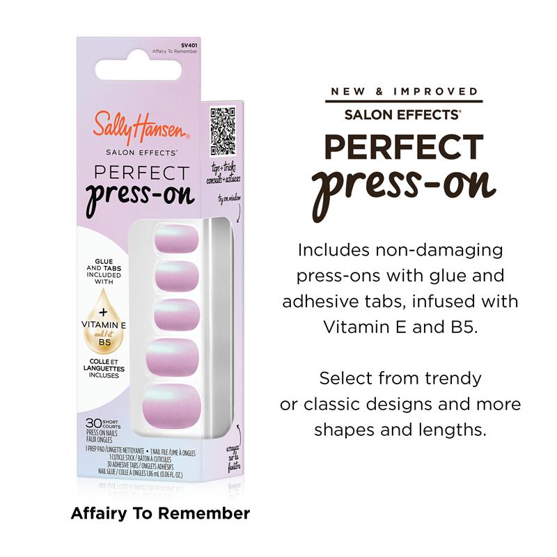 Load image into Gallery viewer, Sally Hansen Salon Effects Perfect Press-On Affairy To Remember 30 Pieces
