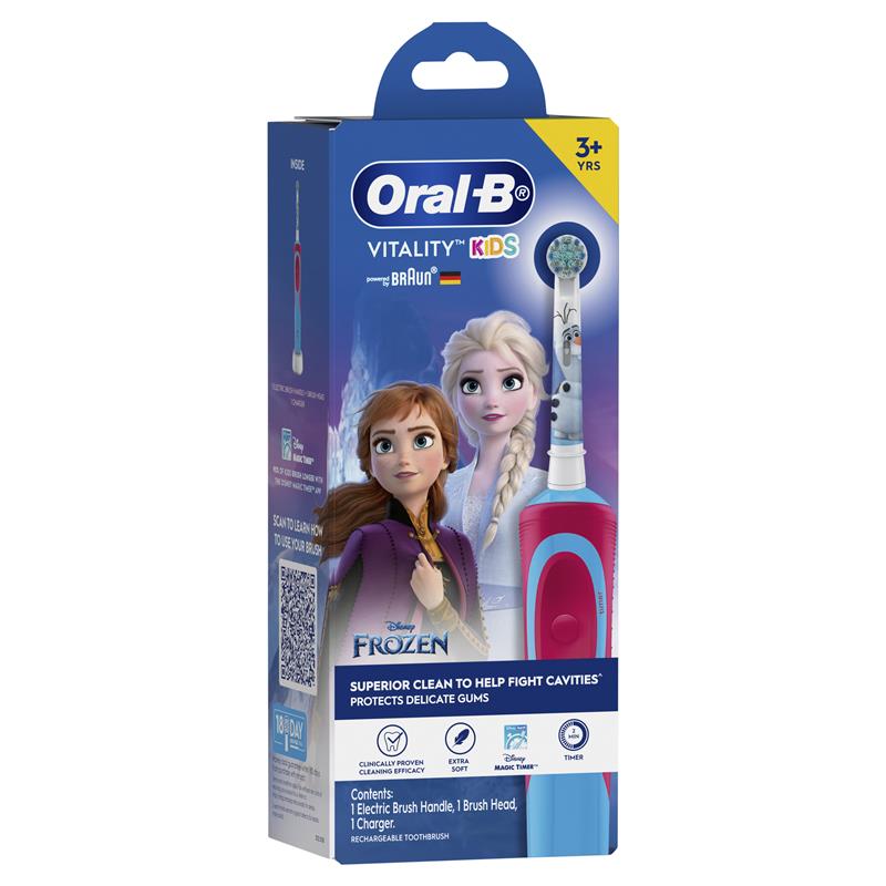 Load image into Gallery viewer, Oral B Power Toothbrush Kids Vitality Frozen
