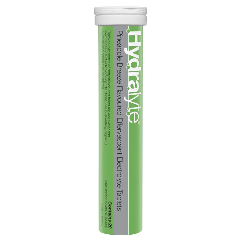 Load image into Gallery viewer, Hydralyte Electrolyte Effervescent Pineapple 20 Tablets

