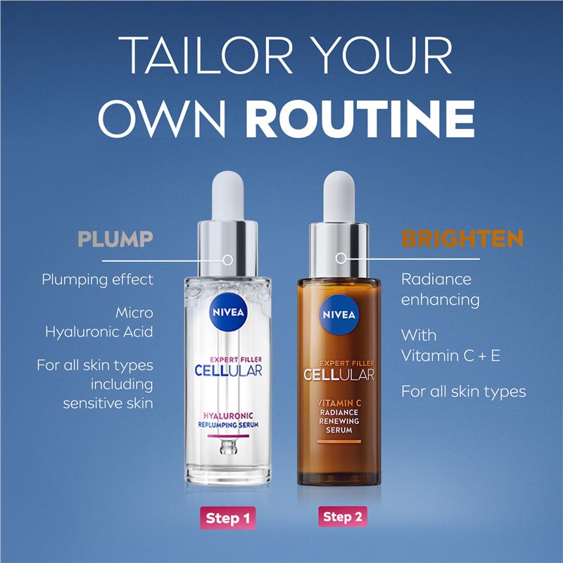 Load image into Gallery viewer, NIVEA Cellular Filler Expert Replumping Hyaluronic Serum 30Ml
