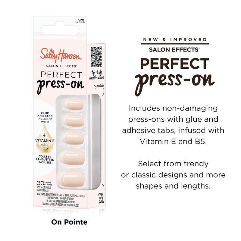 Load image into Gallery viewer, Sally Hansen Salon Effects Perfect Press-On On Pointe 30 Pieces

