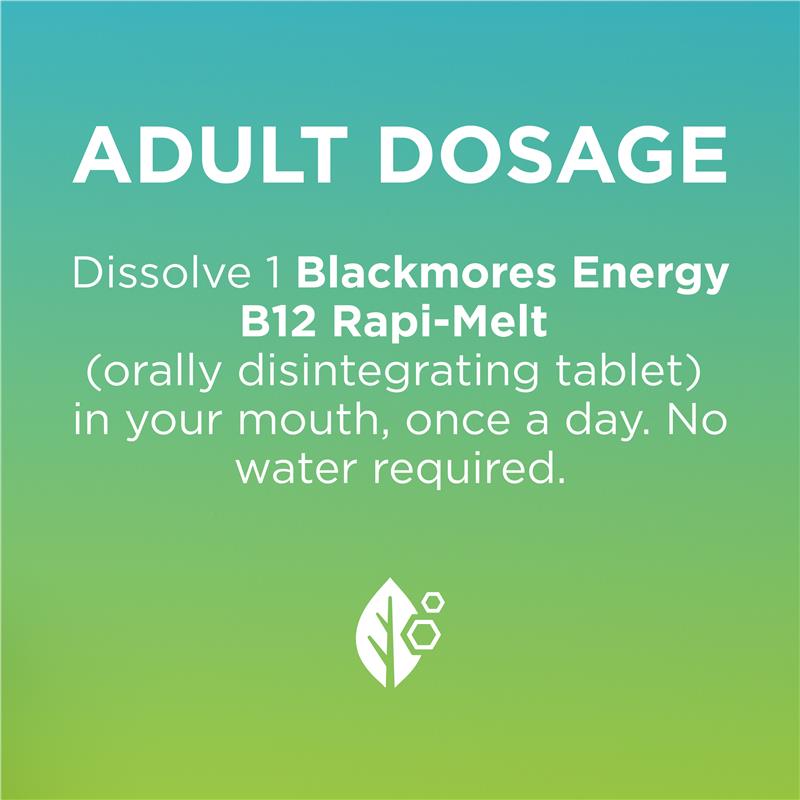 Load image into Gallery viewer, Blackmores Energy B12 1000mcg Rapi-Melt 90 Tablets
