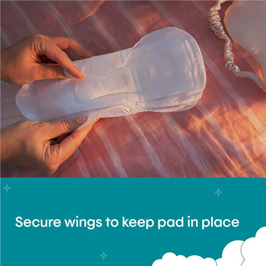 U By Kotex Maxi Ultimate Overnight Wing Pads 6 Pack