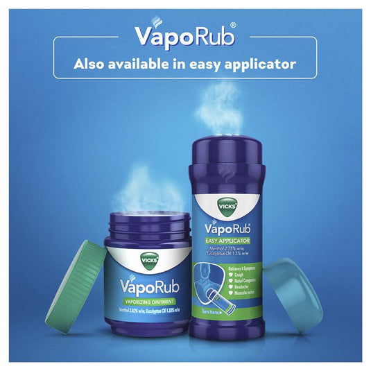 Vicks VapoRub Ointment Decongestant Chest Rub 50g