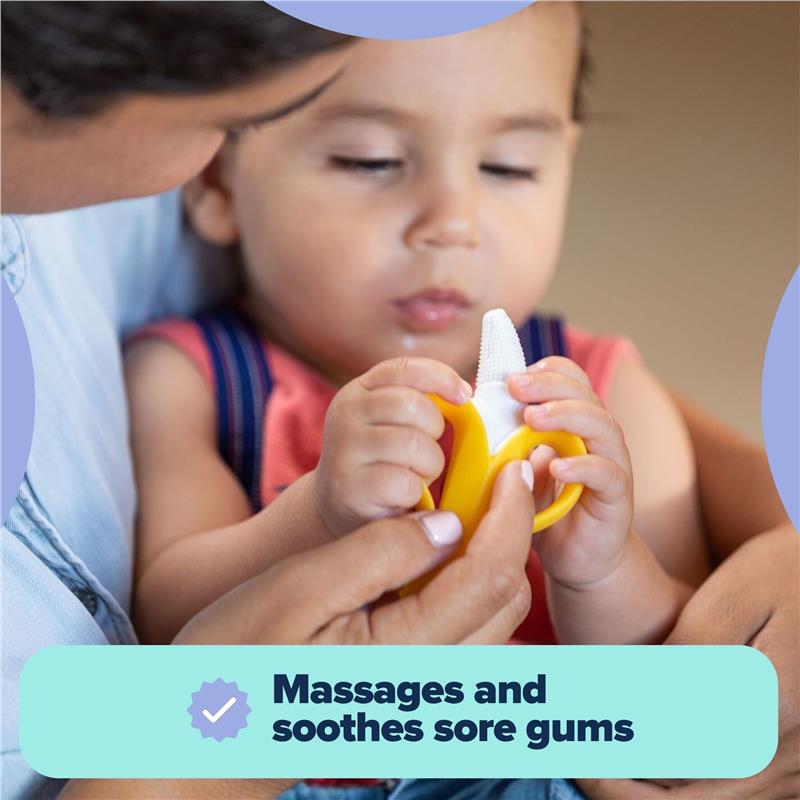 Load image into Gallery viewer, Nuby Nana Nubs Massaging Toothbrush
