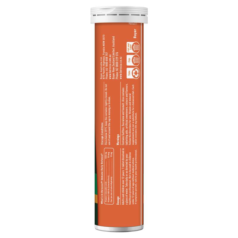 Load image into Gallery viewer, Berocca Immune Daily Defence Orange 30 Effervescent Tablets
