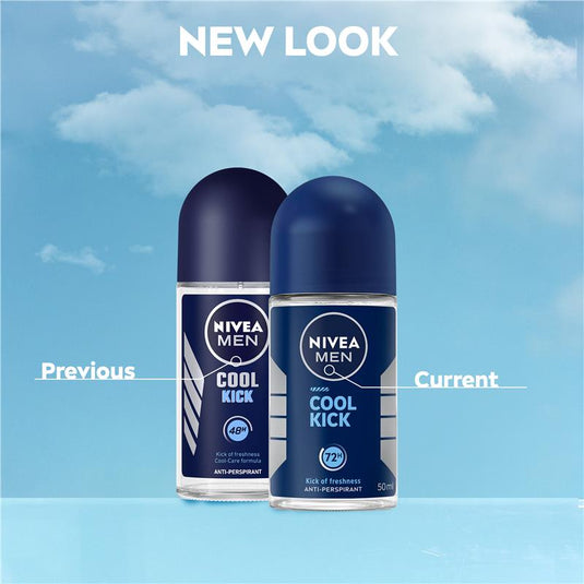 NIVEA MEN Deodorant Roll On Cool Kick 50ml