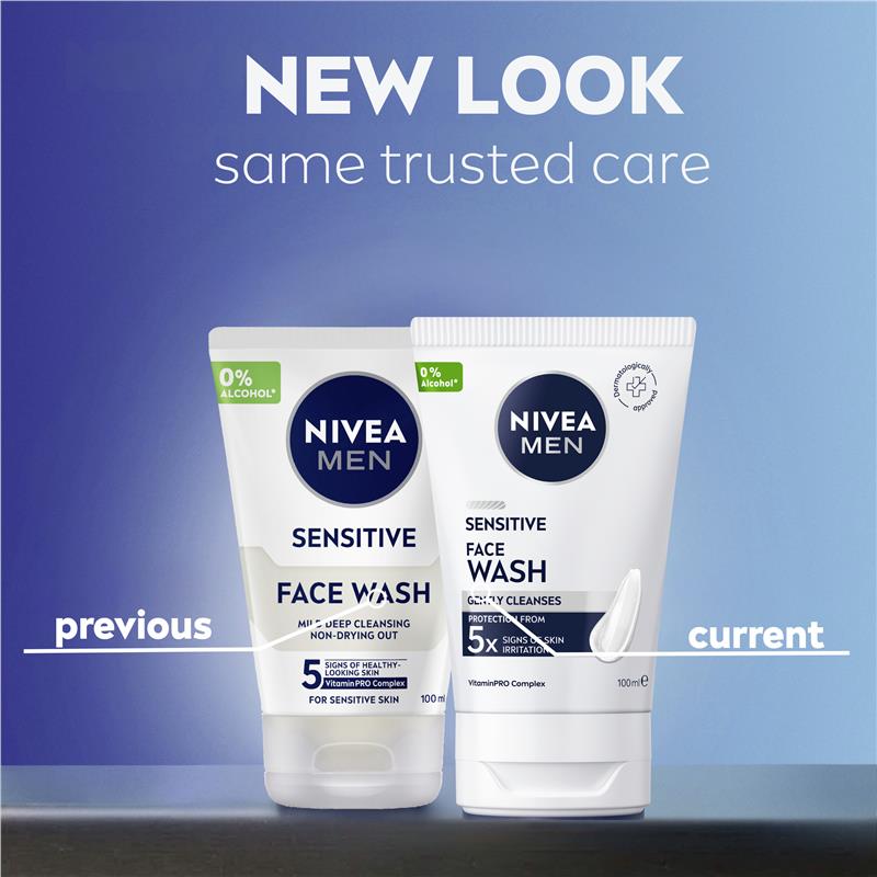 Load image into Gallery viewer, NIVEA MEN Face Wash Sensitive 100mL
