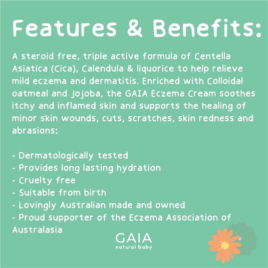 GAIA Natural Baby Eczema Cream 100g