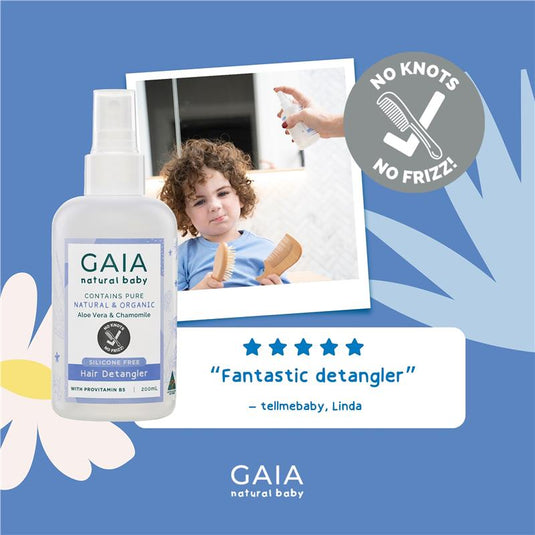 GAIA Natural Baby Hair Detangler 200mL