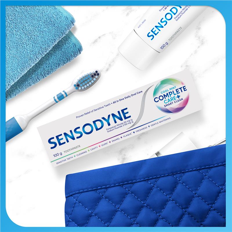 Load image into Gallery viewer, Sensodyne Toothpaste Complete Care + Smart Clean Cool Mint 100g
